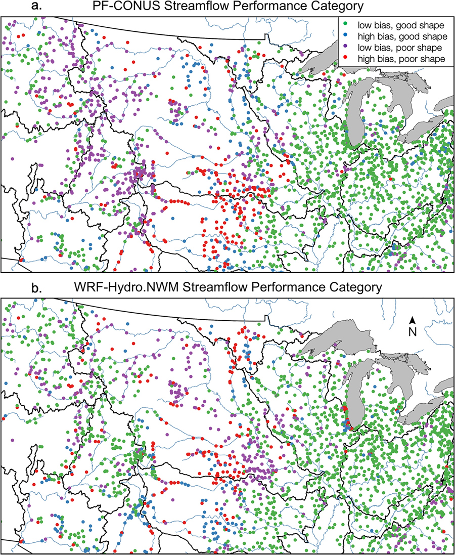 maps of hydrological data