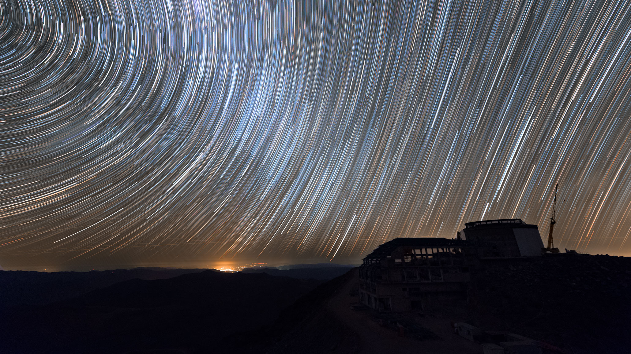 Large Synoptic Survey Telescope and night sky