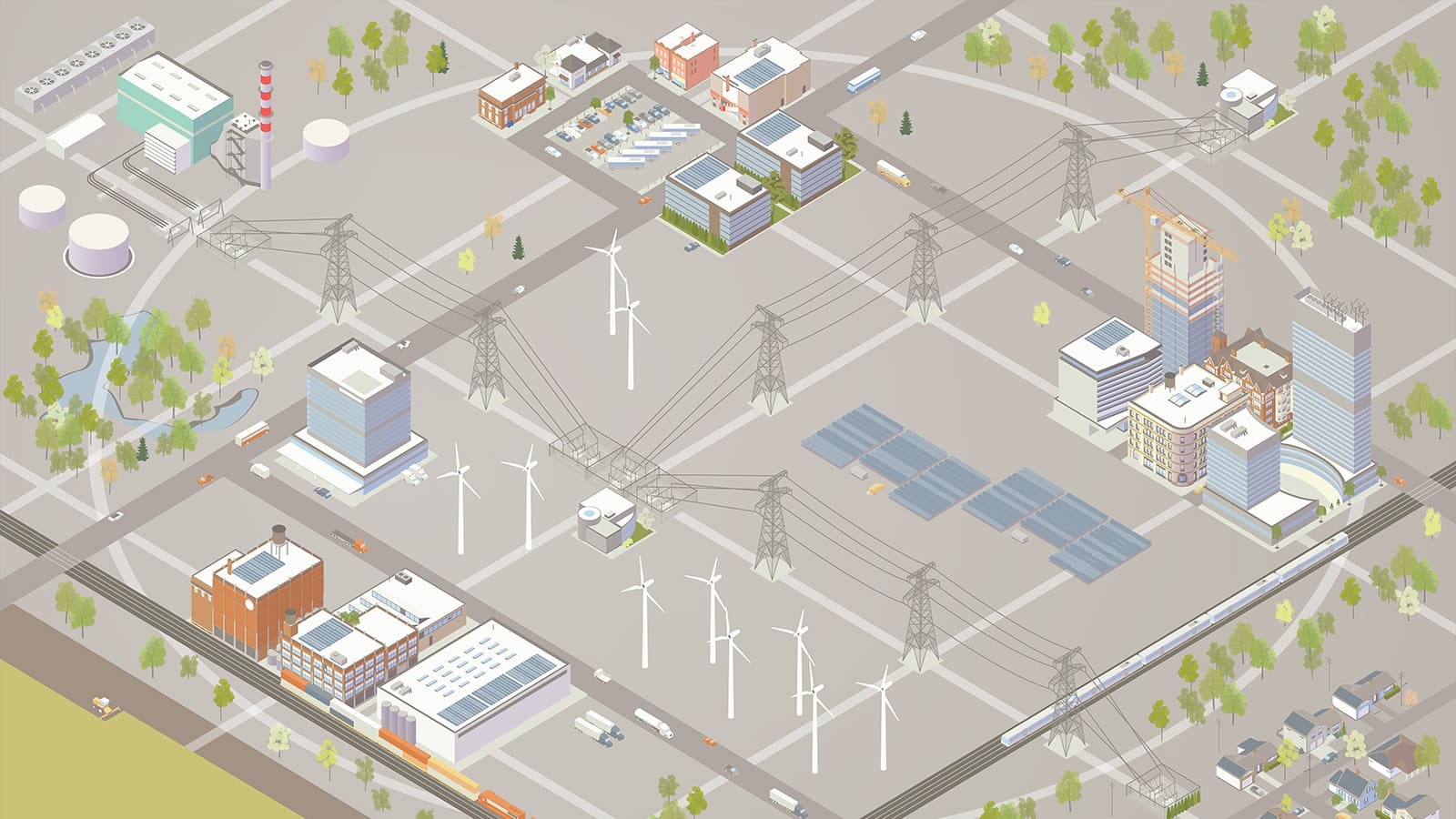 image of electric grid