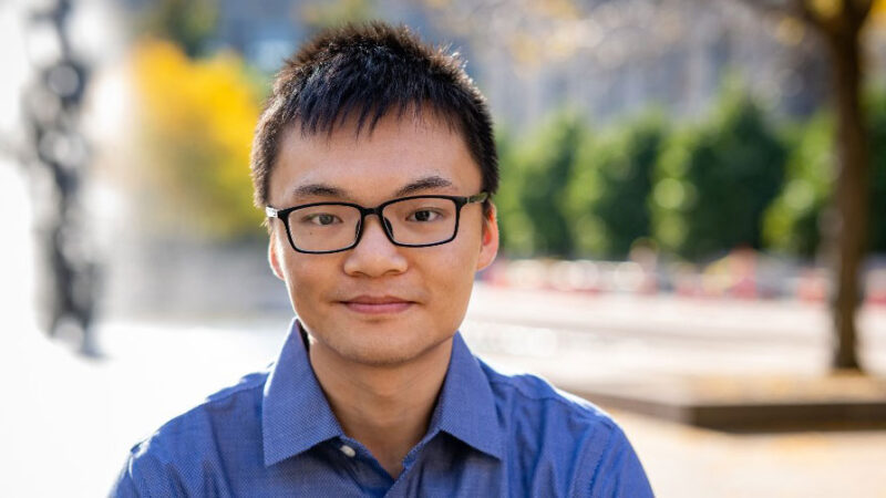 Portrait of postdoctoral scholar Hongbo Zhao