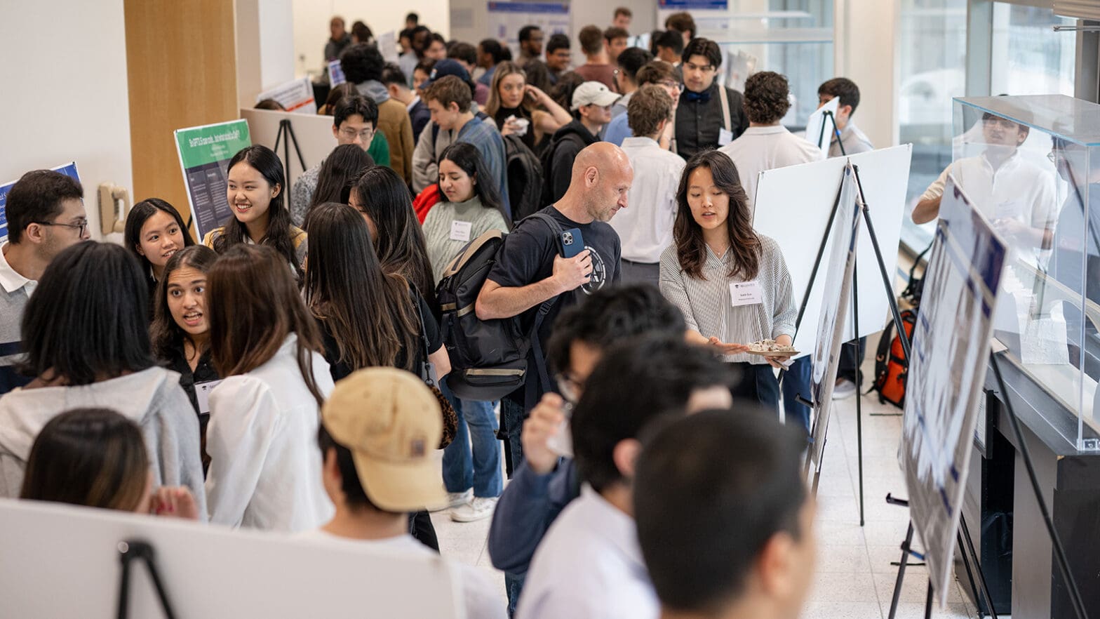 Crowd of people at a conference