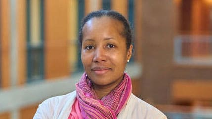 Portrait of Audrey Bowden.