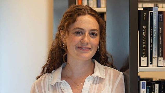 Portrait of Ashley Holmes.