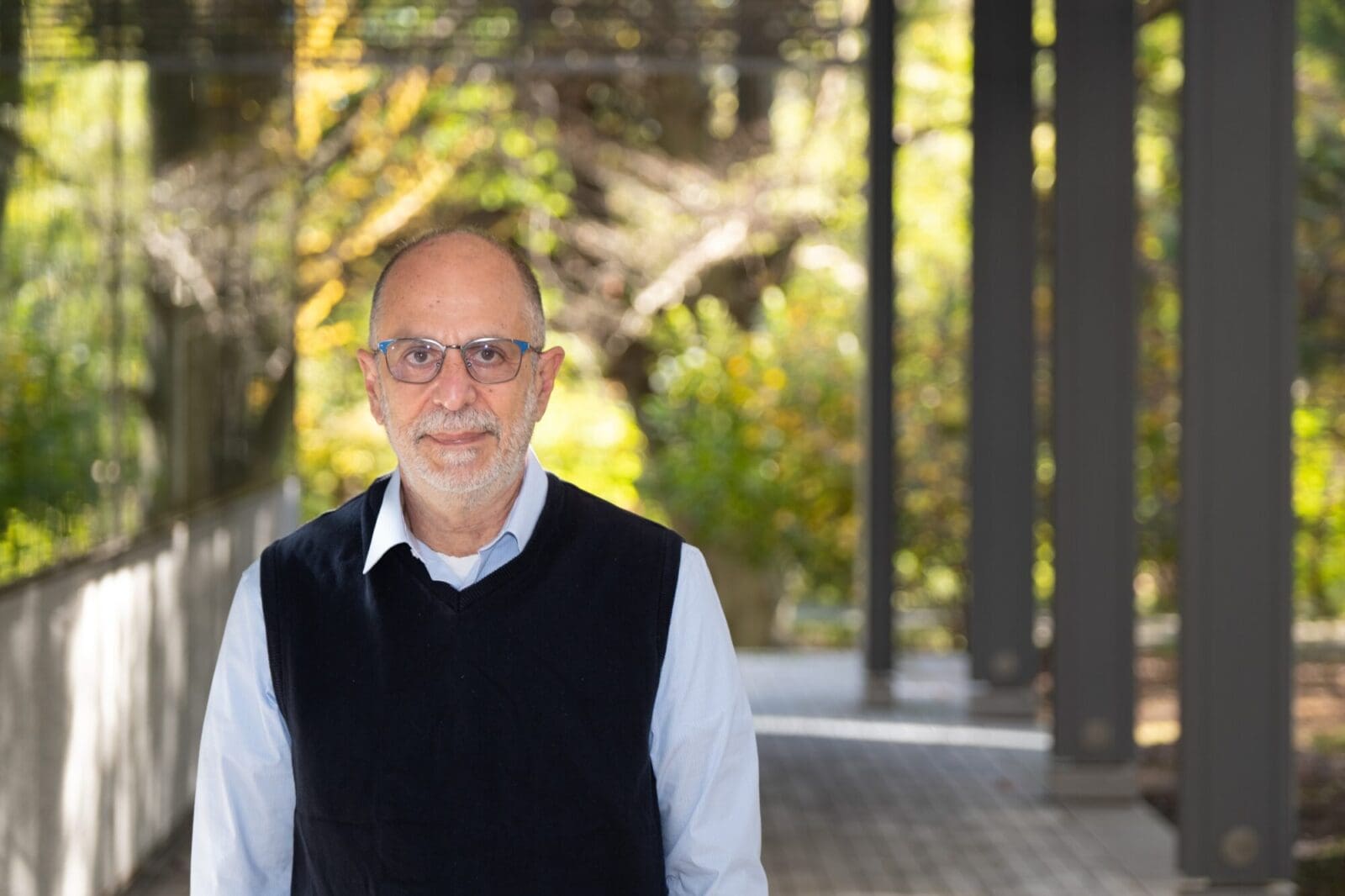 Robert Cava stands outside.