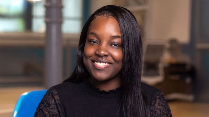 Portrait of Yassine Gaye.