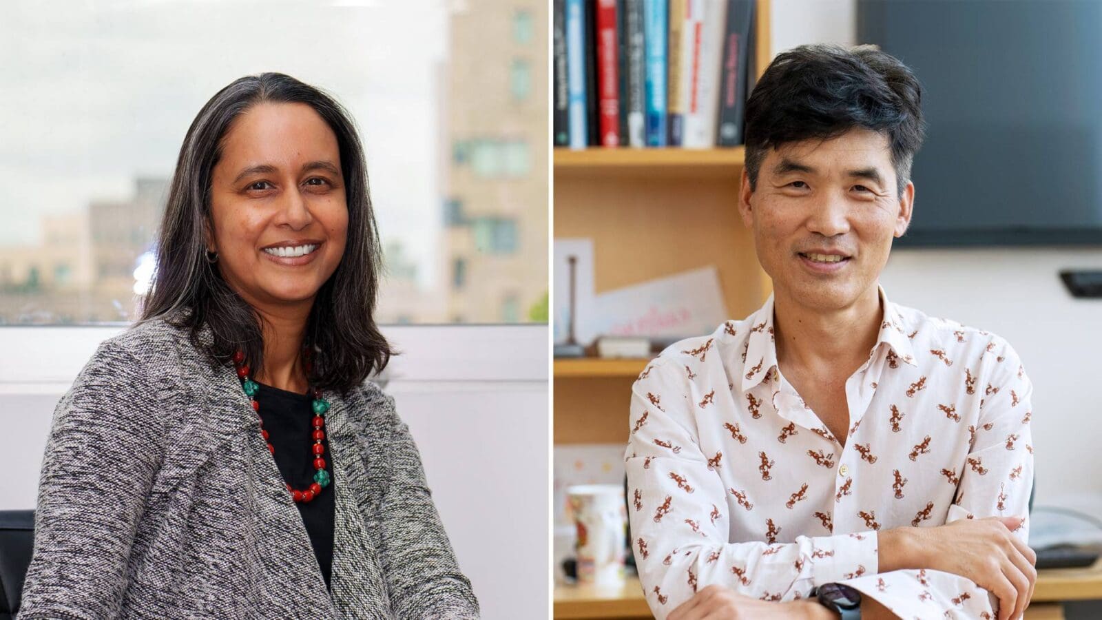 Mala Murthy and Sebastian Seung.