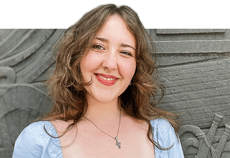 Portrait of Katya Grygorenko.