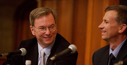 Larry Peterson and Eric Schmidt