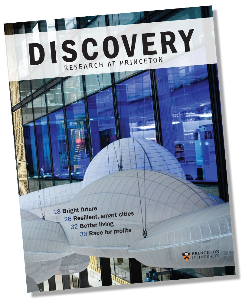 Publication cover: Discovery, research at Princeton